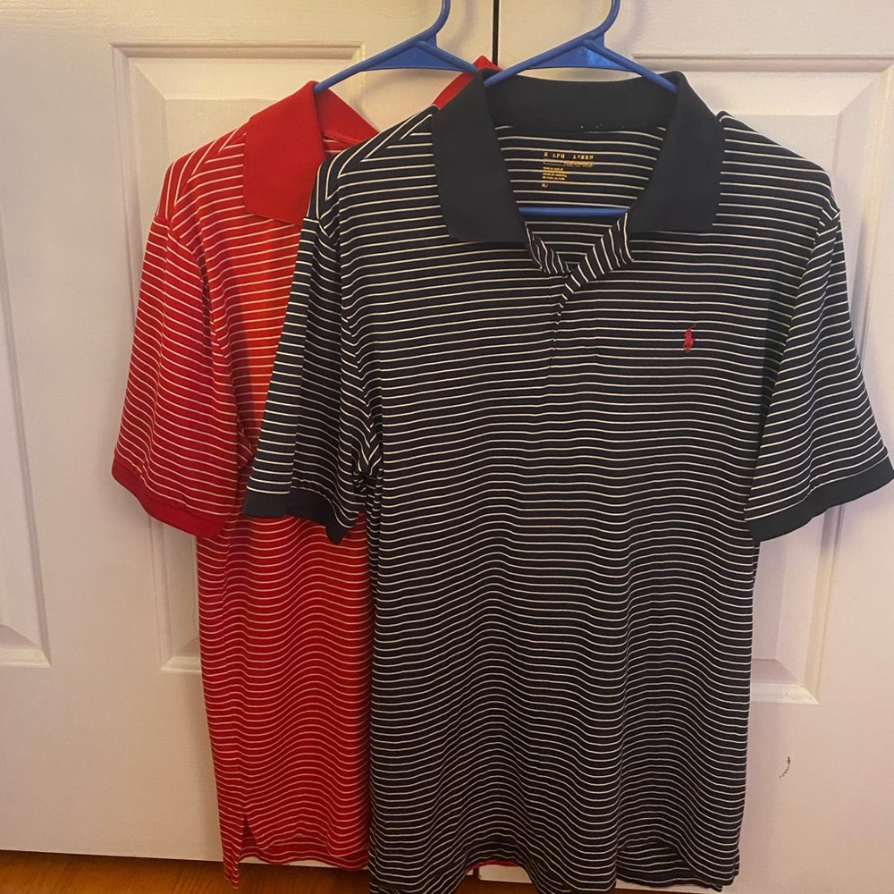 Ralph Lauren Athletic Polo Set Black and Red Size XL
